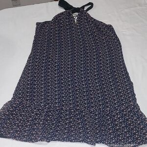 Madison Jules Halter Neck Dress with Ruffle Hem.Has A bow In The Back .Size 4